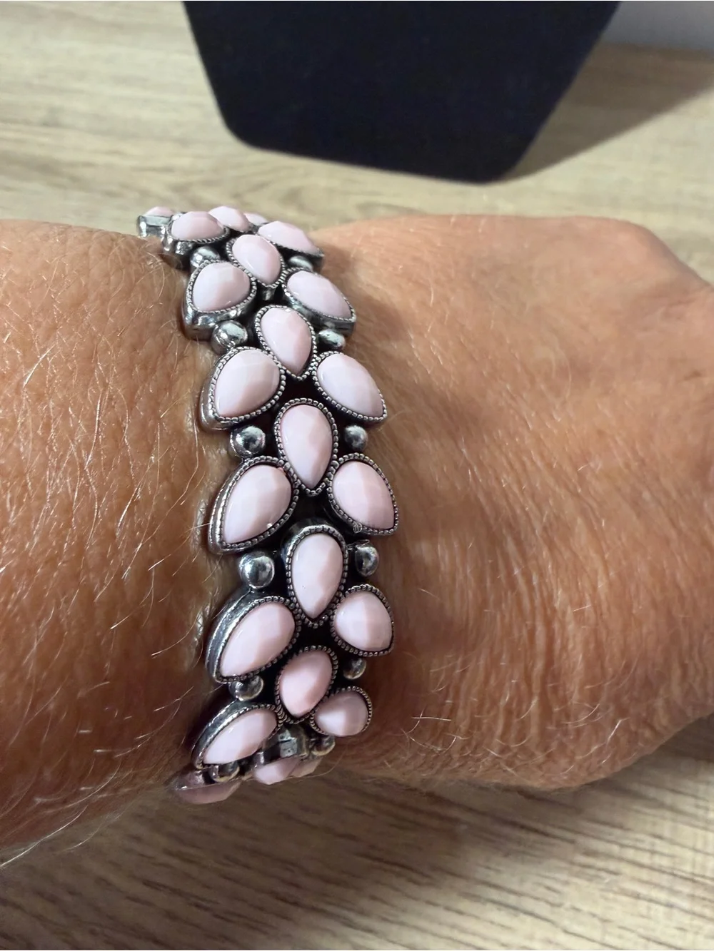 paparazzi Pink Teardrop Link Bracelet